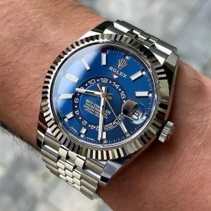 ROLE_X SKY DWELLER AUTOMATIC SILVER BLUE