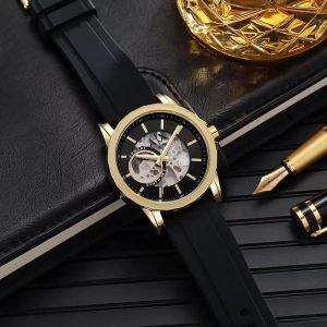 Emp_orio_Armani Meccanico Automatic Black-Gold