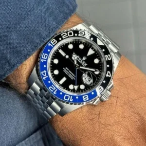 Role_x Gmt Master Silver Black Metal